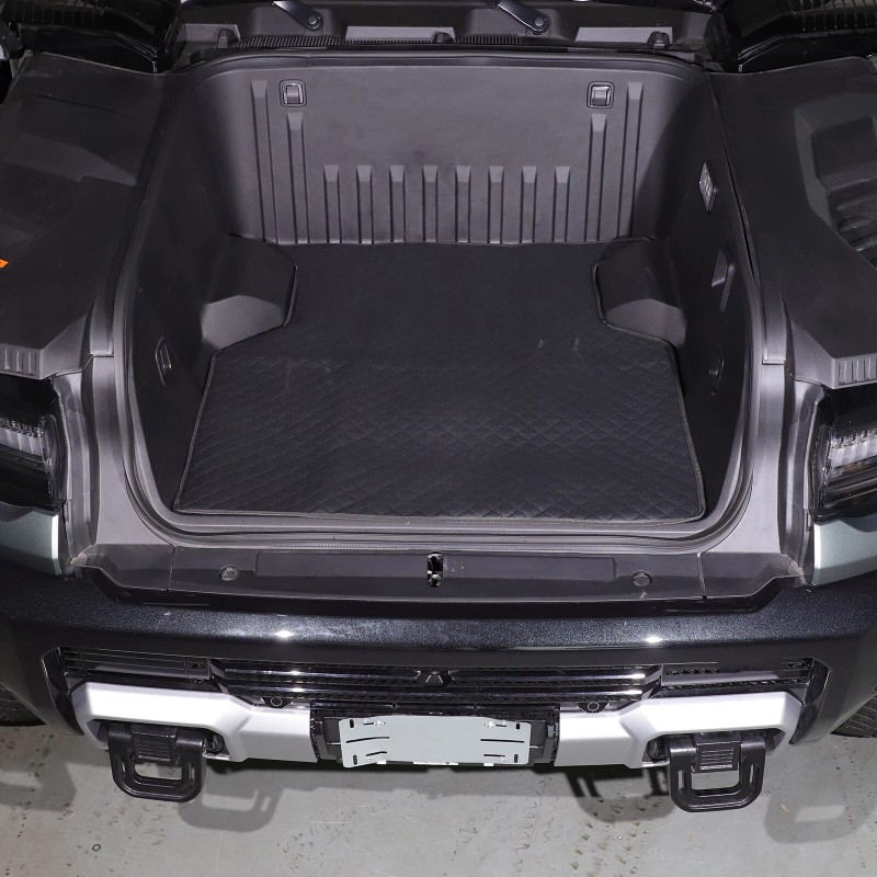 Unbranded Black Front Trunk Storage Box Cargo Mat Trim Interior