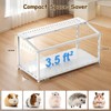 BORISI Hamster Cage Metal - Chewproof Large Hamster Cage, Hamster