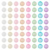 Craftdady 400pcs 6mm Round Clear Acrylic Beads Matte Mini Gradient