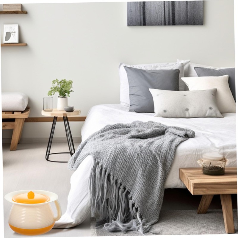 NOLITOY Potty Pee Bottle Urinal Pot Handheld Lid Portable for