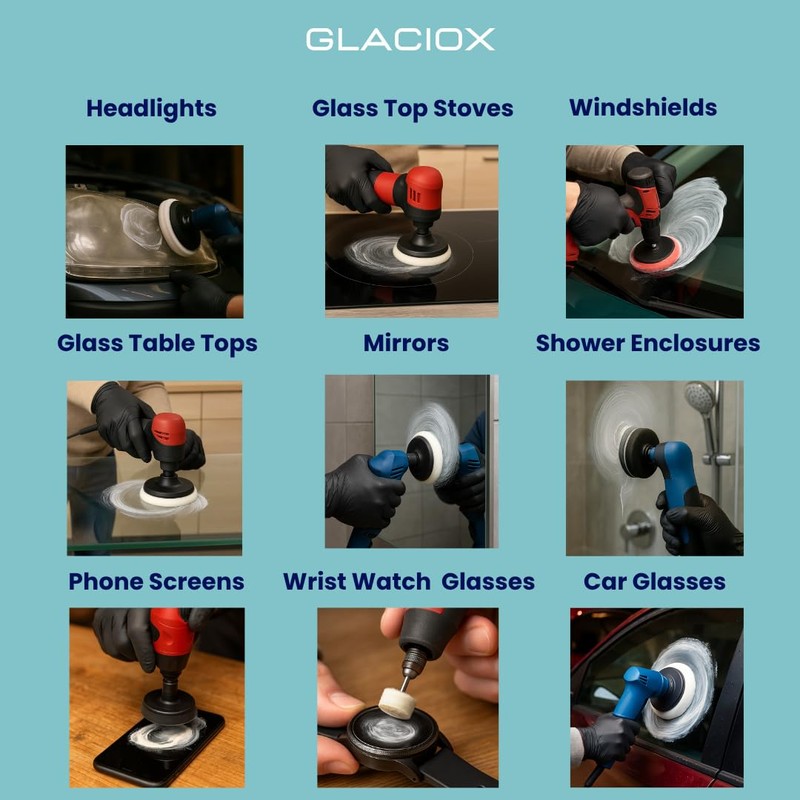 Molevion Glaciox Premium Cerium Oxide 30 g Fine Grade Glass