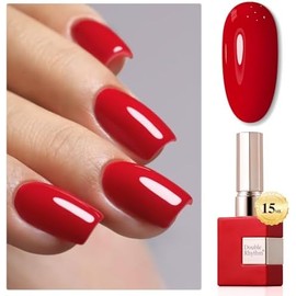 Double Rhythm- Esmalte de uñas en gel de 15 ml, puro y transparente, mismo color, mismo frasco, esmalte en gel para manicura artística, salón de
