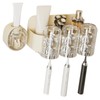 Cute Bear Toothbrush Shelf with Automatic Toothpaste Squeezer Plastic Punch