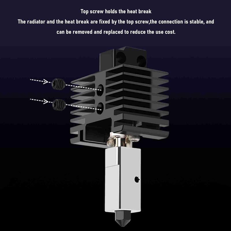Asixxsix Hotend Kit with Fan for Lab P1P P1S 3D