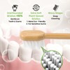 PONPACE Bamboo Toothbrush Heads Compatible with Laifen, Extra Soft Castor-Oil