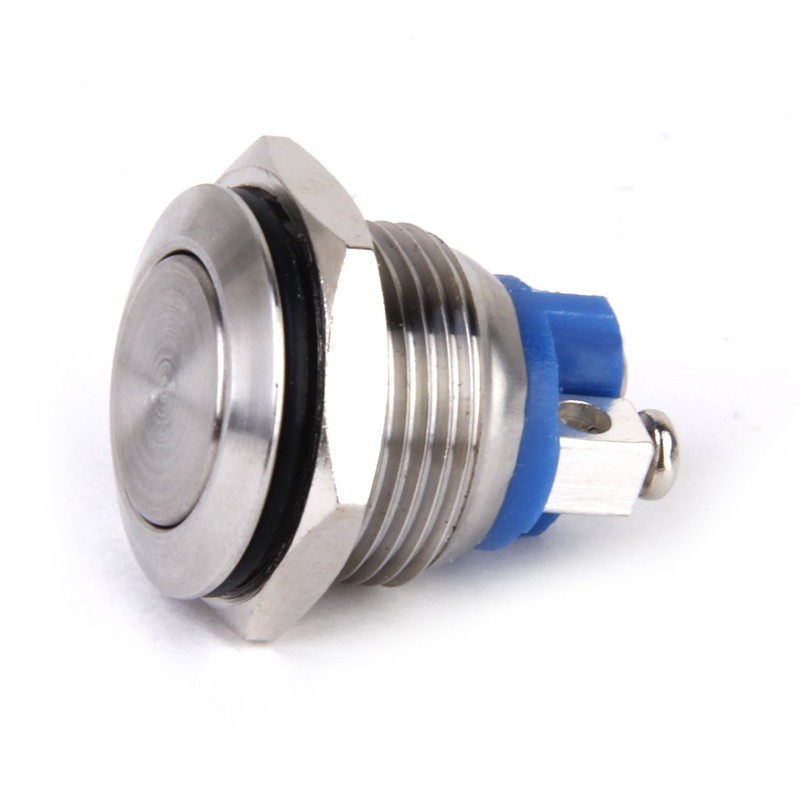 1pc Momentary Push Button Switch for Doorbell Car Boat 18mm