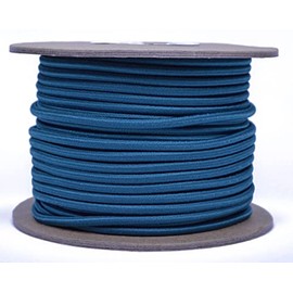 BORED? PARACORD! Teal 1/8" Shock Cord 100 Foot Spool - Elastic Bungee Cord for Crafts 1/8 inch