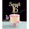 Sweet 16 - Decoración para tartas