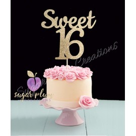 Sweet 16 - Decoración para tartas