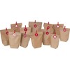 HEKU Advent Calendar Set Consisting of 24 Advent Bags in