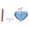 Incense Stick Holder Bodhi Leaf Incense Decorated Plate for Living