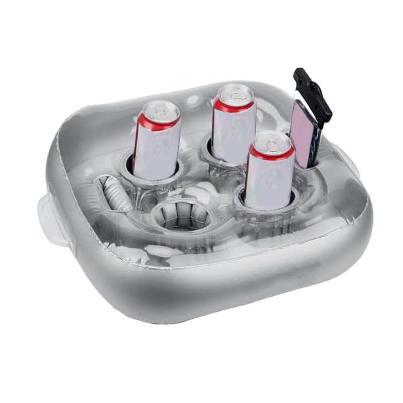 Floating Cup Holder - Inflatable Drink Holder for Pool -