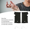 2pcs Conductive Wristband Reduce Pain Swelling Silver Fiber Elastic for