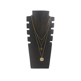 Coco Papaya Wooden Necklace Display Stand 30cm Brown