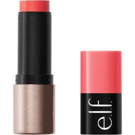 E.l.f. Barra de Rubor en Crema Soft Glam, Tono Melón Drama, con Manteca de Karité, Acabado Satinado, Vegano, Libre de Crueldad
