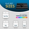 Sunshine Comforts Egyptian Cotton Flat Sheets Breathable, Anti Wrinkle, Shrink