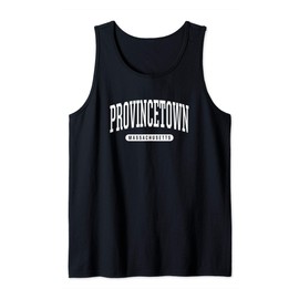 College Style Provincetown Massachusetts Souvenir Gift Tank Top