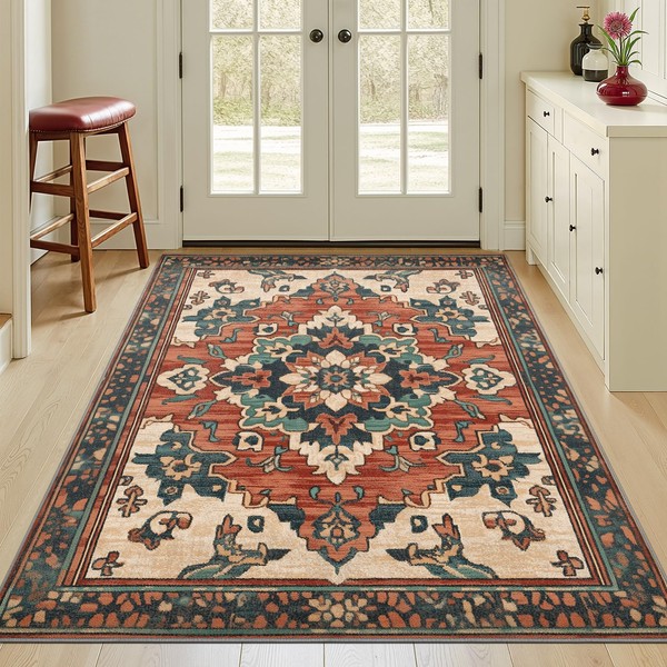 OTAHGK 3x5 Machine Washable Non-Slip Area Rug & Mat -