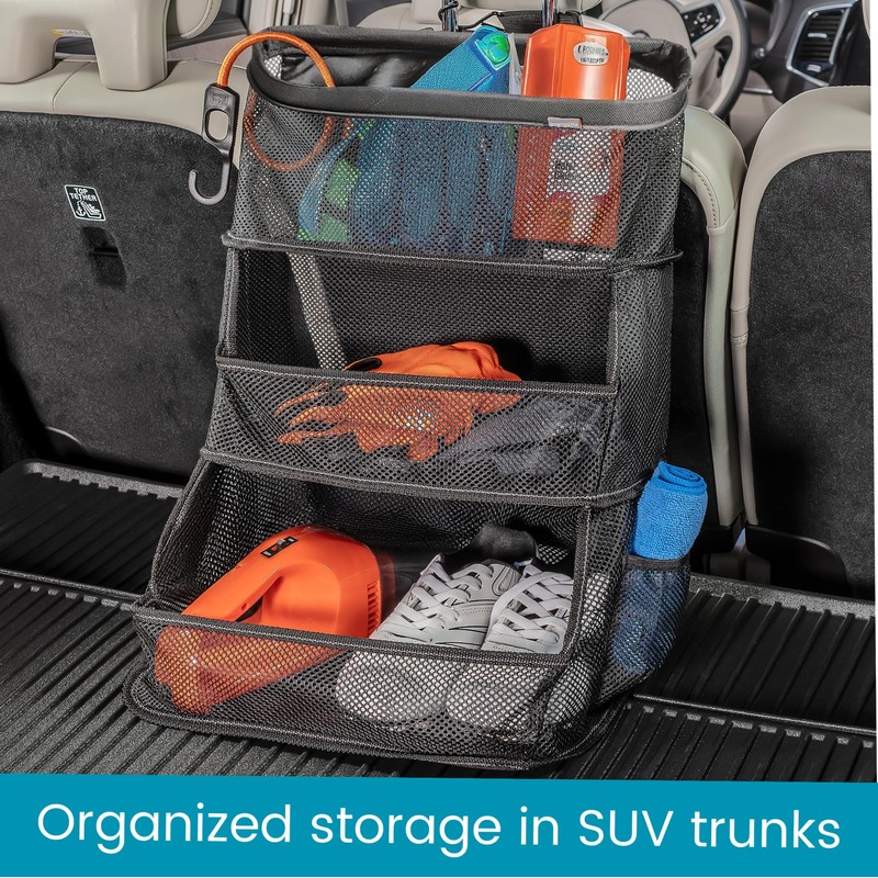 High Road CarCubby Car Storage Organizer - SUV Trunk Organizer,