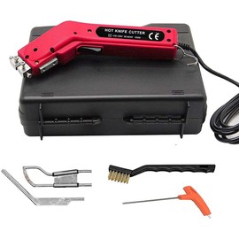 VOTOER Handheld Hot Knife Fabric Cutter and Heat Sealer Rope Healing Professional Hot Cutting Tool Cloth Knife Cutter, with Cutter Foot