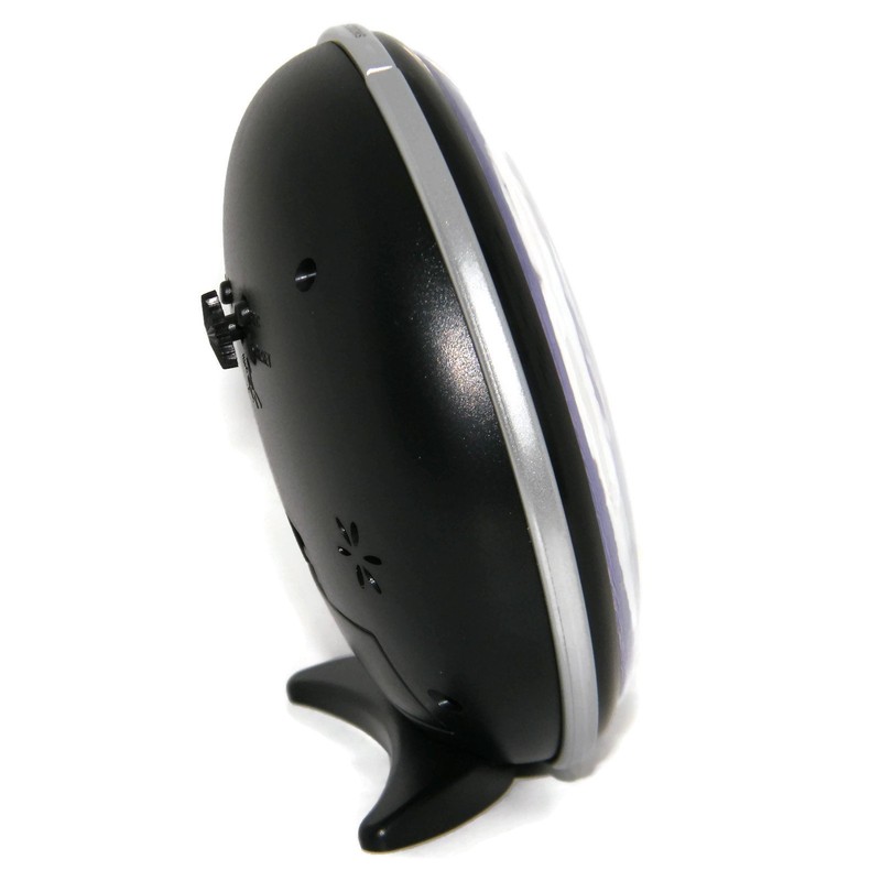 Atlanta 1828-7 Funkwecker Wecker Kunststoff Analog Licht Alarm schwarz