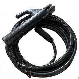 Byttlerom 5M Welding Accessories for Welding Electrode Holder 200Amp Manual Arc Welding 10-25mm Connector and Lead Cable