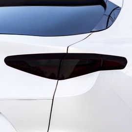 BOGAR TECH DESIGNS Rear Taillight Tail Light Tint Kit PPF Compatible with Alfa Romeo Stelvio 2019-2025, Dark Smoke
