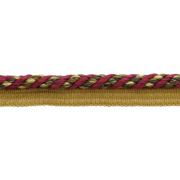 DÉCOPRO Cherry Red, Olive Green, Gold, Black 3/8" Decorative Lip