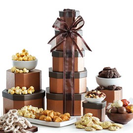 Broadway Basketeers Gift Basket – Gourmet Snack & Chocolate Food Gifts Christmas Holiday, Women, Men, Family, Thank You, Care Package for College & Teachers – Corporate Kosher