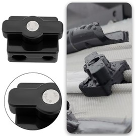 LT Easiyl 2 x Caravan Awning Rail Channel Locking Blocks Kador Clamps for Eight Drive-Away Awning Kit 6 mm x 6 mm 8 mm x 6 mm 6 mm x 4 mm Bead Strips for Motorhome Motorhome Black