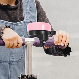 Housoutil Pink Unicorn Bike Bell, 2PCS Lovely Bicycle Handlebar Bell, Cute Girls Bike Horn for Adults Girls Boys