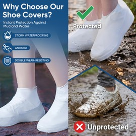 2 Pack Waterproof Latex Shoe Covers