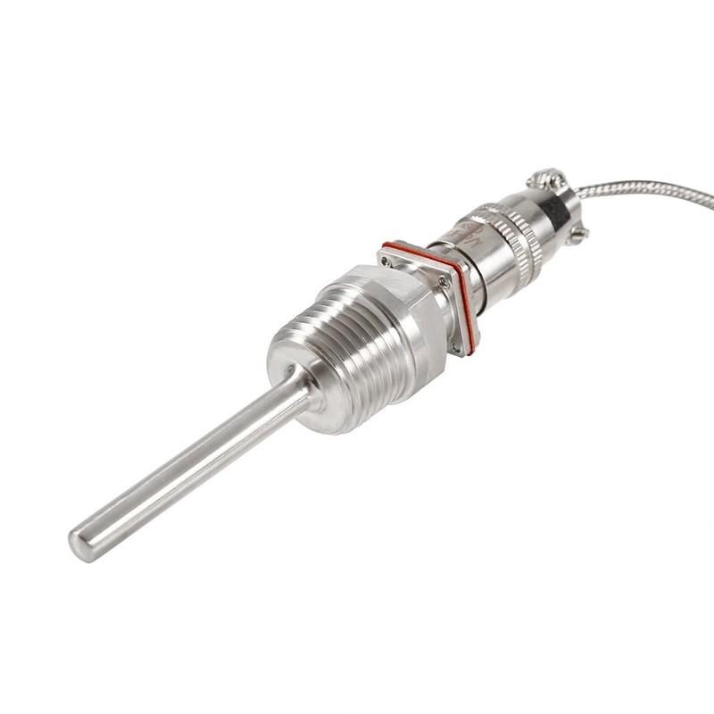 RTD PT100 Temperature Sensor Probe(0.23" x 2“), 1/2 NPT Thread