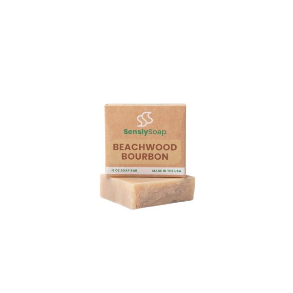 Beachwood Bourbon Bar Soap - Infused with Organic Shea Butter