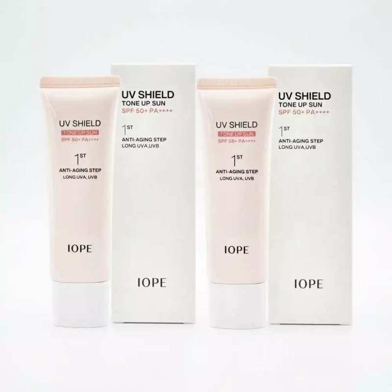 IOPE 아이오페 유브이 쉴드 톤업 선크림 50ml x2개/50ml+10mlx5개/ 구성선택 IOPE