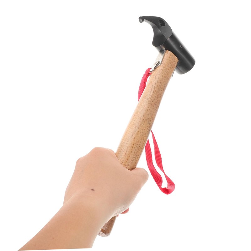 WHAMVOX Camping Mallet Lightweight Survival Hammer for Tent Pegs Outdoor