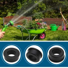 YINETTECH 4Pcs Reducer Bushes 35mm to 20mm Wheelbarrow Wheel Bushes Spacer Wheel Axle Reducer Inserts for Wheelbarrow Sack Truck Cart Barrow