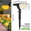 7 LED Solar Garden Lights Outdoor Waterproof Landscape Yard Pathway