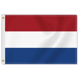 2×3 FT Netherlands Flag,Medium 60×90 CM Holland Outdoor Banner,100D Netherlandish Decor,Doube Side Printing For Patio Garden With Brass Gromment