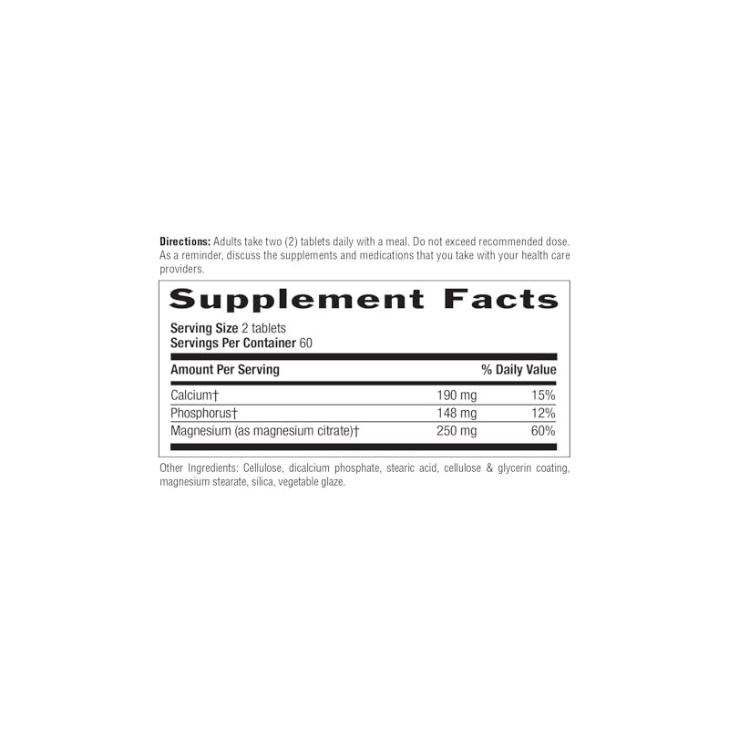 Magnesium Citrate, 120 Tabs by Country Life