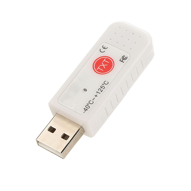 USB Computer Thermometer, Dual Temperature Sensor Logger Ambient Temperature Monitoring