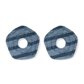 eufy Accessory-2 Washable Vacuum Mop Cloths, Compatible X10 Pro Omni X9 Pro, Washable and Reusable Soft Mopping Pad, Parts, Accessories