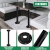 FBULWSEC 29" RV Table Base Mount and RV Table Legs