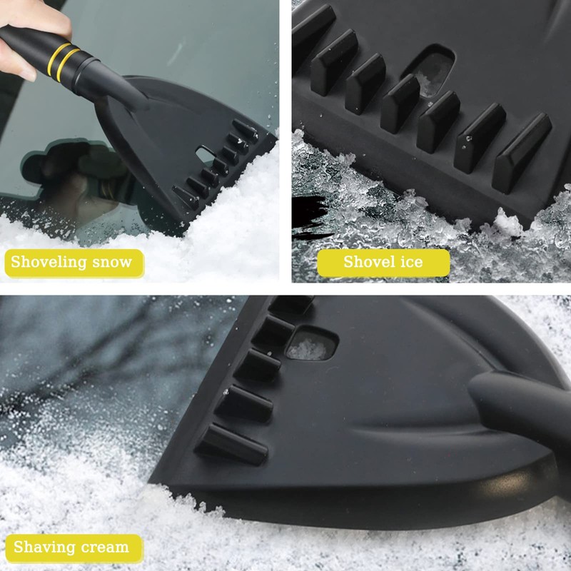 Newthinking Ice Scraper for Car Windscreen, 2 Pack Car Ice