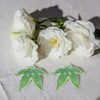 KALLORY 120pcs Artificial Flower Calyxes, Plastic Flower Sepals Simulation Flower