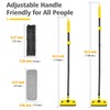 JEHONN Shower Cleaning Brush, 53.5 inches Long Handle Scrubbing Brush,