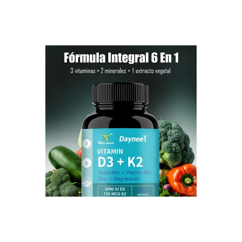 Vitamina 5000 120 Mcg Huesos Músculos Inmune 100
