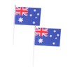 Ciieeo Australia Stick Flag Hand Held Flags Set of 50