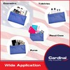 Cardinal Bag Supplies Bolsa de vinilo con cierre, bolsa reutilizable,