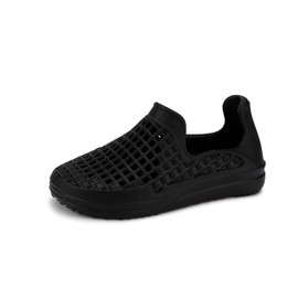 LUSSO CLOUD Scenario Comfort Slip-On - Unisex, Water Friendly, Jet Black, 9M/11W